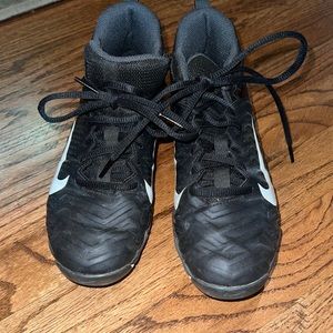 Black Nike Alpha football cleats size 3